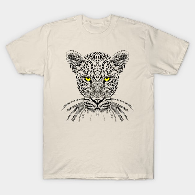 Leopard T-Shirt by childofthecorn